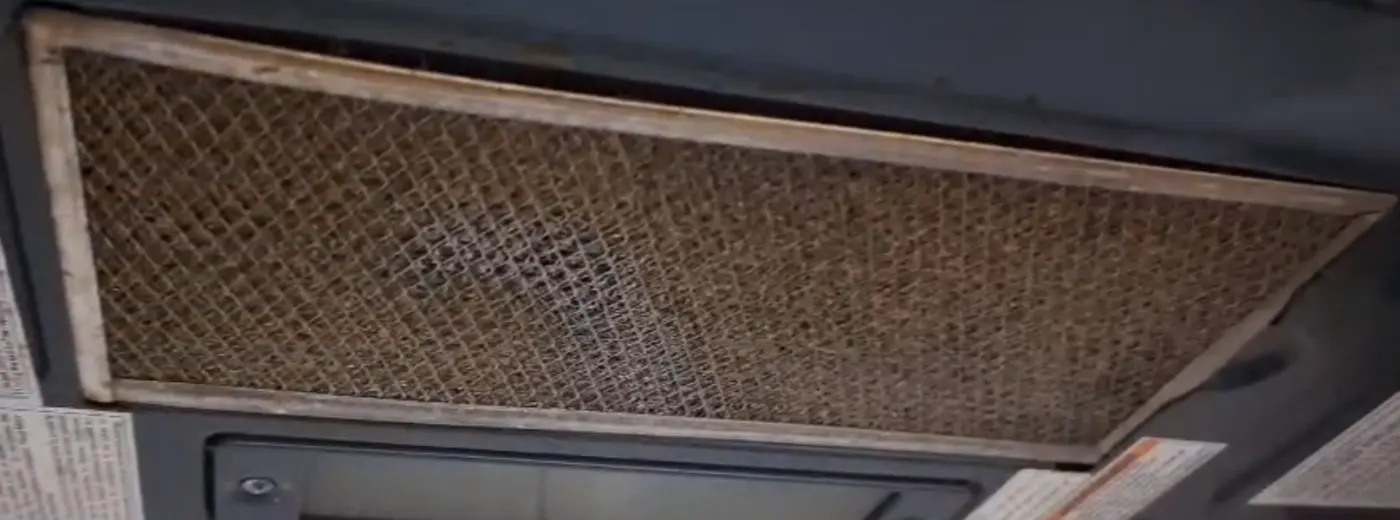 Hood Vent Deep Clean - Before